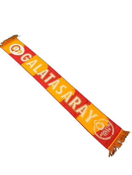 Galatasaray 1905 Schal Acryl Strick mit Fransen