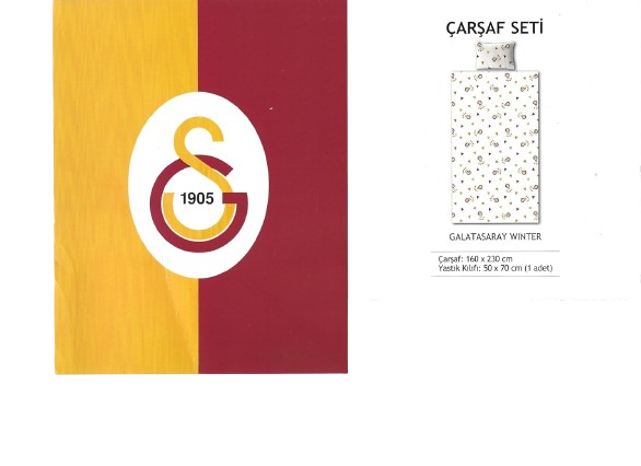 Galatasaray 1905 Bettwäsche-Set 160x230cm 2teilig